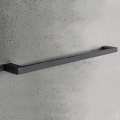Towel Bar, 24 Inch, Matte Black